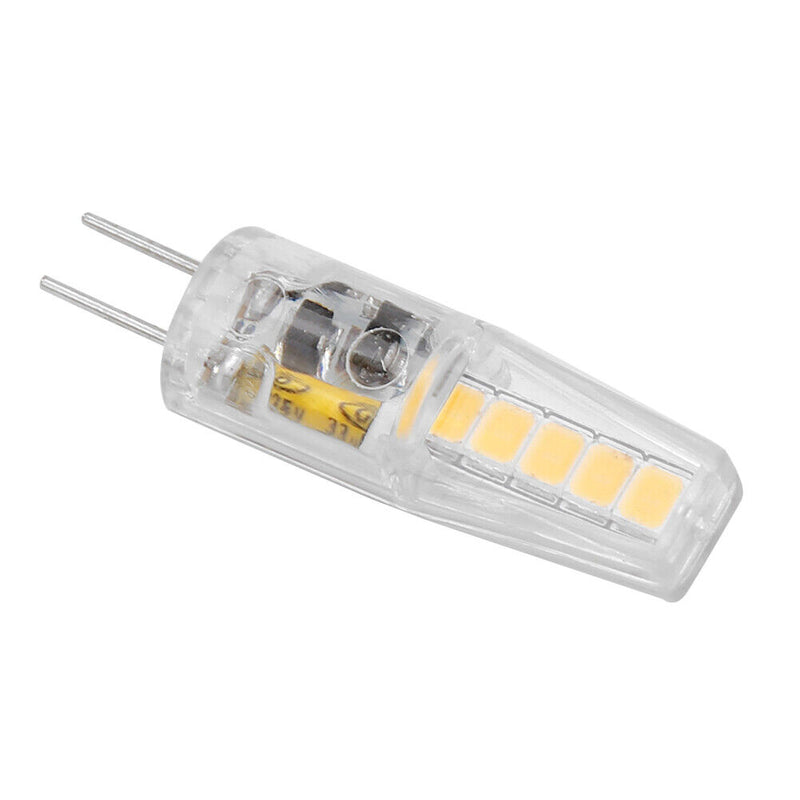 12V AC/DC G4 LED Lamp Bulb 2W SMD2835 10LED Chandelier Light Bulb (WW) Newly