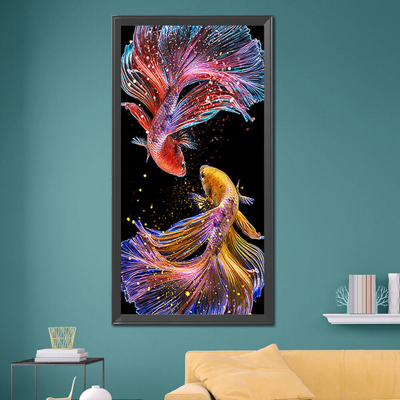 5D Diamond Painting Full Square Drill Koi Picture Rhinestone