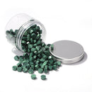 200pcs Octagonal Wax Seal Bead Retro Stamp Tablet for Envelope (Pine Green)