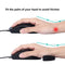 Mouse Pad Soft Silicone Wrist Rest Mouse Mat for Gaming Office PC (Grey) Newly