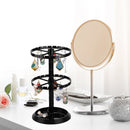 Rotating Organizer Plastic Jewelry Display Stand Rack Jewelry Dish Storage Shelf