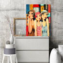 Girl Oil Paint By Numbers DIY Coloring Canvas Picture Home Decoration No Frame