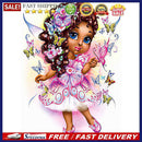 Diamond Painting Girl Full Round Drill Picture of Rhinestone DIY Drawing Kit