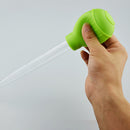 Manual Fish Tank Aquarium Feed Water Changer Mini Suction Pipe Tool (Green)