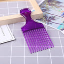 Professional Hair Fork Comb Hairstyling Wide Teeth Insert Brush for Afro Curl