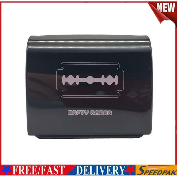 Blade Recycling Box Safety Barber Shop Shaving Razor Blade Storage Tin Case #F