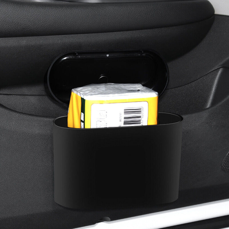 Car Trash Can 1L Door Seat Back Garbage Rubbish Bin Universal Auto Accessories