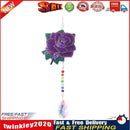 Diamond Drill Rainbow Collection Hang Crystal Prisms Wind Chime (Rose) Newly