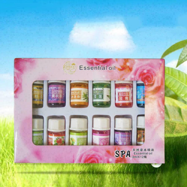 UK 3ml Essential Oil Set Relieve Stress Furnace Humidifier B8Y4 Water Q6U7