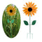 With Stake Standing Lawn Flower Wind turn Windmill Sunflower Wind Spinner