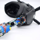 For DJI FPV flight video glasses V2 graffiti headband fixed strap adjustable