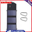30W 5V USB Solar Panel Pack Portable Outdoor Foldable Charger with Carabiner