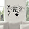 Coffee Wall Stickers Kitchen Vinyl Decals English Decor PVC Stickers DIY P4E9