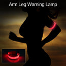 Outdoor Sports Night Running Light Jogging LED Arm Leg Warning Lamp(Red) Newly