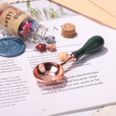 Anti-Hot Wood Sealing Wax Beads Spoon Furnace Stove Pot Copper Lacquer Spoons