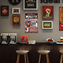 Tin Plate Wall Sign Retro Painting Letter Sexy Woman Metal Plate Poster for Bar