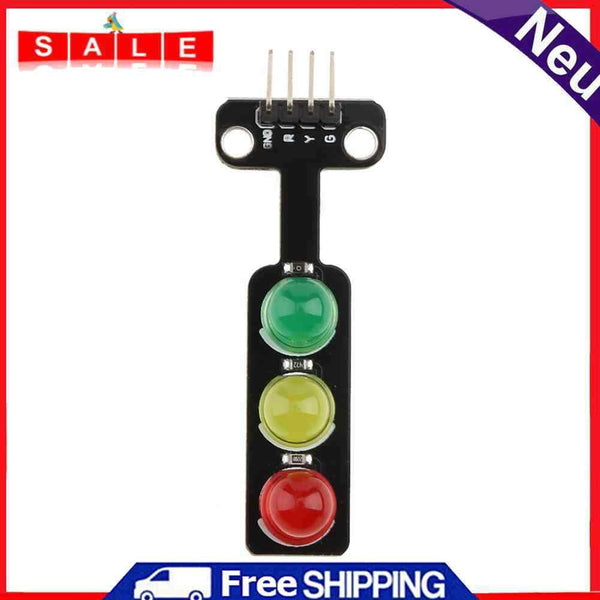 Broadroot 5V Mini Traffic Light Red Yellow Green 5mm LED Display Module for Arduino DIY Amp