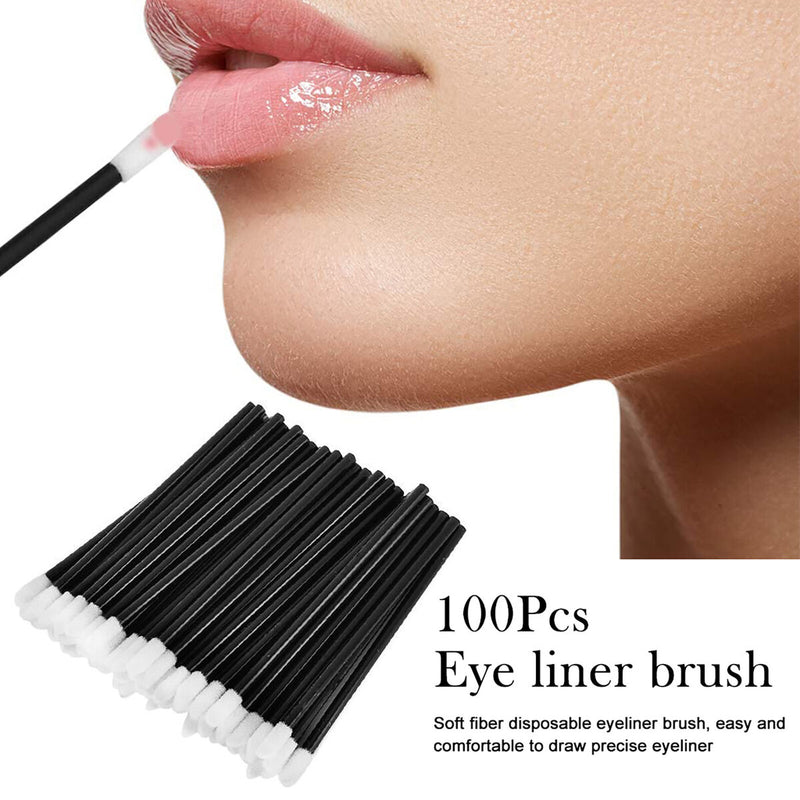 300pcs Disposable Makeup Brush Lip Applicators Mascara Wands Eyeliner Brushes