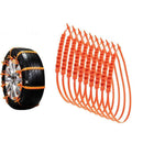 10 Pieces Car Winter Tires Tires Anti-slip Chains Wheel Belt Winter B2A1