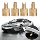 80pcs Slotted Head Valve Stem Caps with Core Remover Tool for Motorcycle