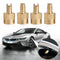 80pcs Slotted Head Valve Stem Caps with Core Remover Tool for Motorcycle