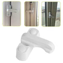 Door Sash Jammer Safety Restrictor Latch Tool Locking Window Security Locks L4O9