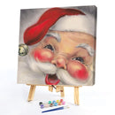 Cute Santa Oil Paint By Numbers Kits Canvas Picture DIY Wall Art Home Craft