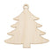 10pcs Wood Christmas Tree Hanging Pendant Xmas Party Ornament Decor (Tree)