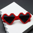 Eyewear Thug Life Sunglasses Heart Glasses Mosaic Sunglasses Heart Sunglasses