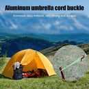 18Tent Wind Rope Buckle Aluminum Alloy Paracord Buckle Camp Equipment Red