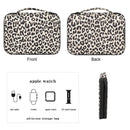 #A Watch Organizer Box Leopard Print Storage Case for Garmin Fenix 7 Series Pouc