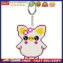 Artwork Stamped Needlework DIY Bead Cross Stitch Craft Keychain Cartoon Pig K