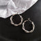 Drop Dangle Stud Round Hoop Earrings Circle Earrings Twist-shaped Earrings