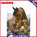 5D DIY Full Drill Diamond Painting Horse Flowers Cross Stitch Embroidery Rhinest