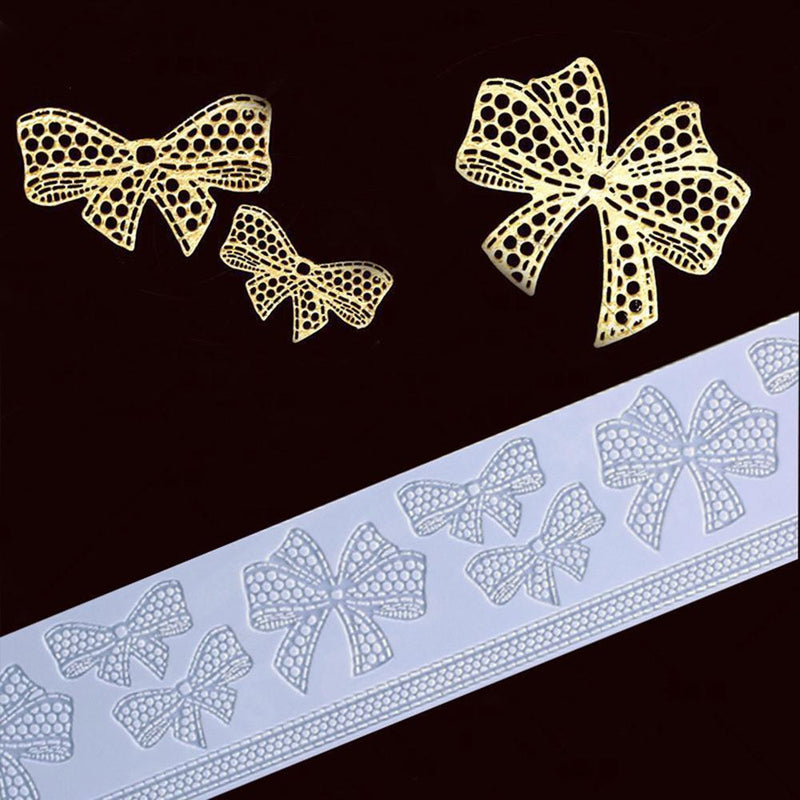 Lace Silicone Sugarcraft Mold Fondant Mat Pastry Cake Decorating Tools (D)