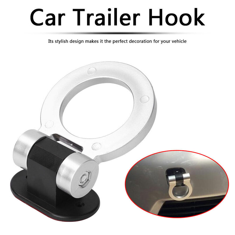 Universal ABS Racing Ring Style Dummy Car Trailer Hook Car Outdoor Accessories