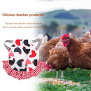 Pet Feather Protector Cloth Elastic Cock Pattern Back Wing Protector (B) Newly