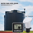 Ultrasonic Wireless Water Tank Liquid Depth Level Meter w/Temperature Display