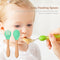 Baby Wooden Silicone Feeding Spoon Toddlers BPA-free Tableware (13) Newly