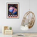 5D Diamond Painting Kit DIY Cartoon Gnome Full Round Picture Wall Rhineston