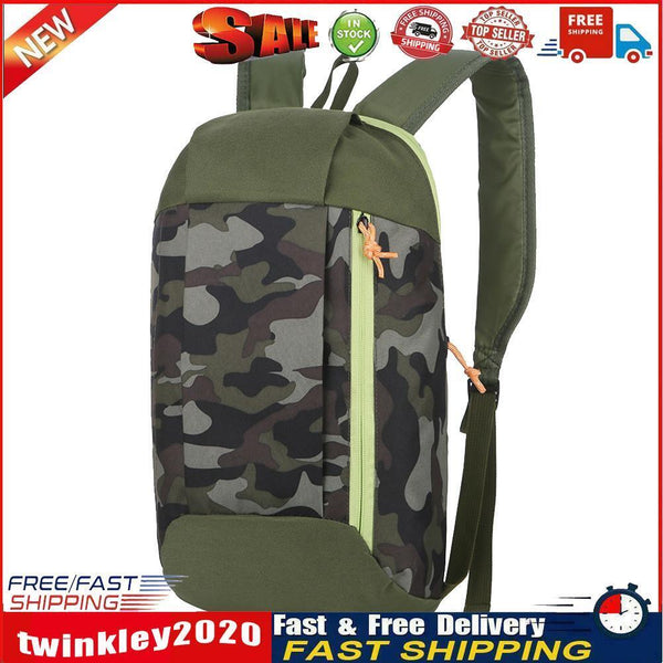 10L Outdoor Backpack Waterproof Bag for Men Women Kids (Green Camouflage) Newly