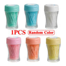 200Pcs Double Head Interdental Brush Dental Floss Teeth Clean`