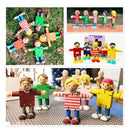 DIY Home Decoration Joint Wooden Puppet Deformation puppet White Embryo Robot