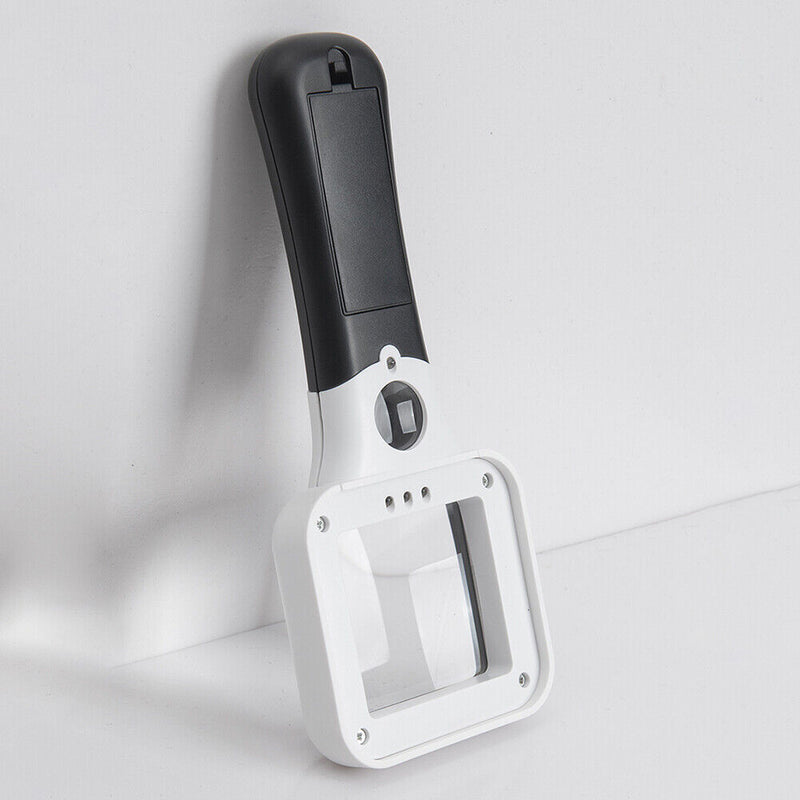 Illuminated Magnifier Optical Instrument with Light UV Lamp Reading Magnifier