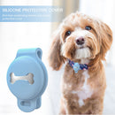 Pet Dog Collar Tracker Cover Anti-Lost for Airtag Protective Case (Blue)