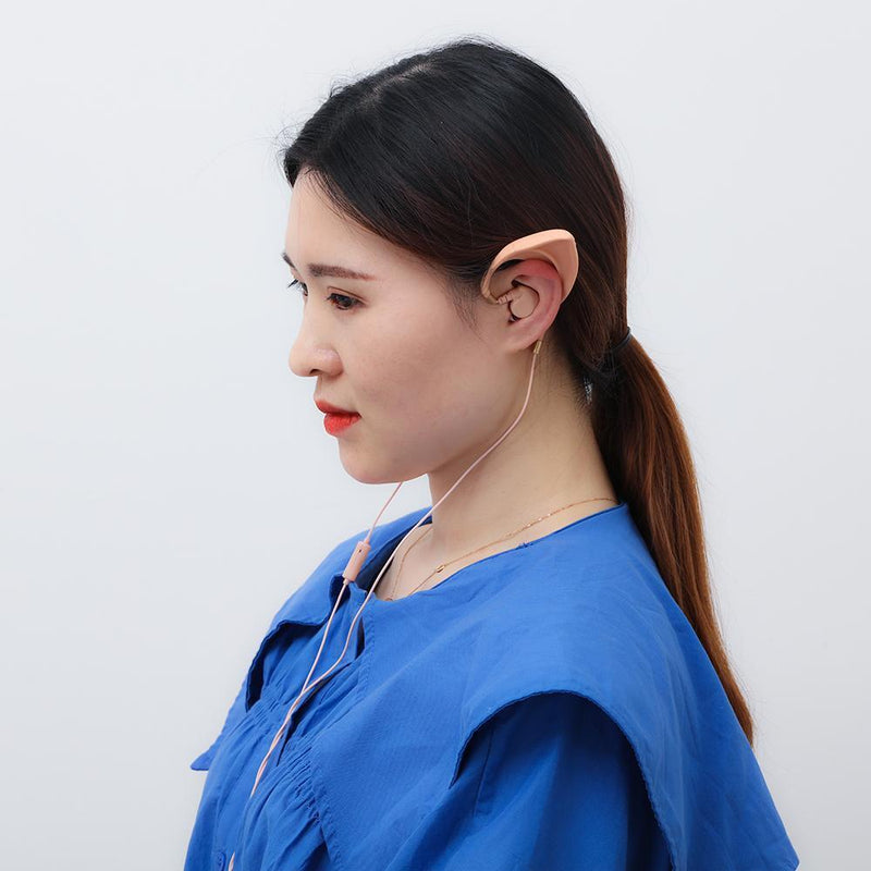 Elves Built In Mic Stereo Fairy Earbuds Elf Ears Earphone In-Ear Headphone