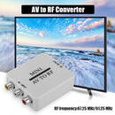 AV To RF Video Converter Mini HD Video Adapter Box Support 67.25/61.25MHz
