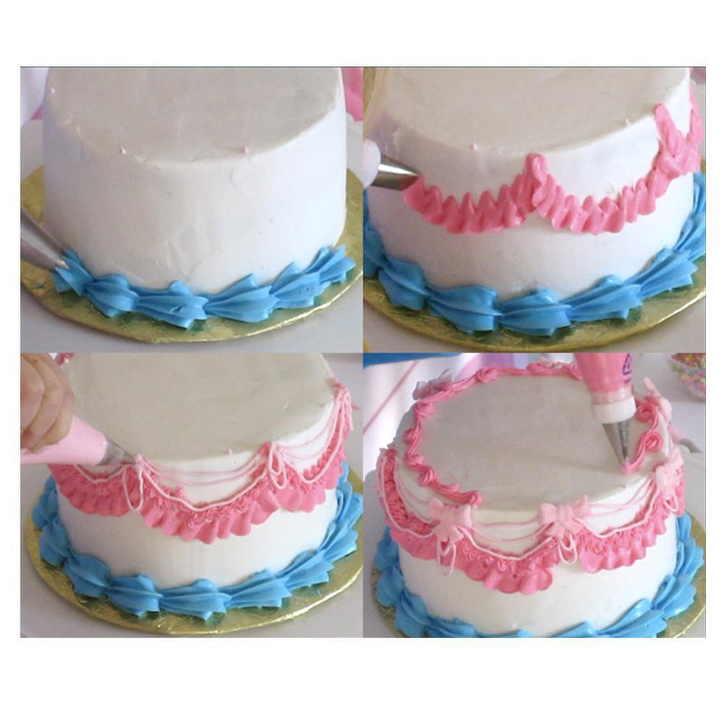 23pcs/set Cake Icing Piping DIY Practice Drawing Board Template Paper