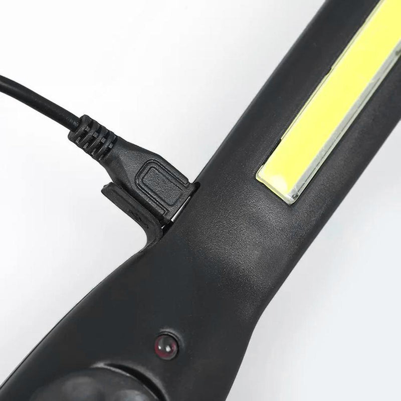 Rechargeable Portable Adjustable COB Flashlights Inspection Torch Lamp Newly