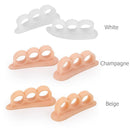 20 Pair Silicone Gel Bunion Protector Toe Separators Straightener (White)